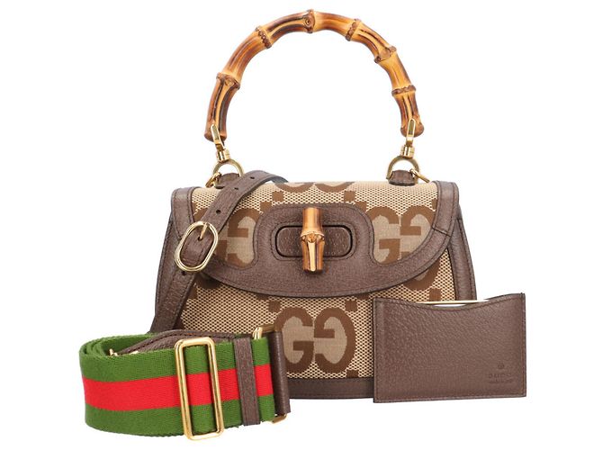 Bolsa Pequena Gucci Bamboo 1947