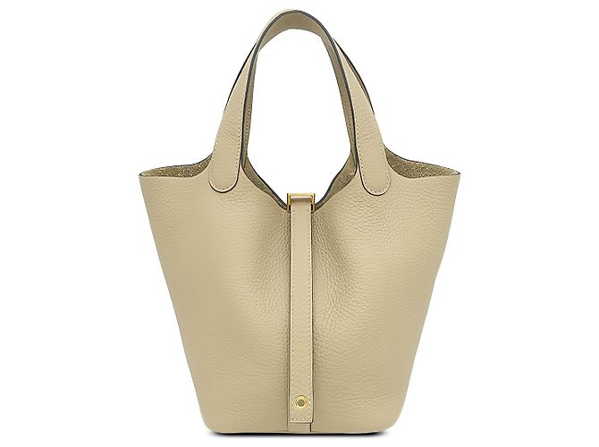 Hermès Beige Clemence Picotin Lock 18