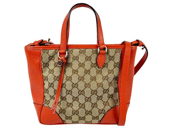 Borsa a mano Gucci in tela GG e pelle
