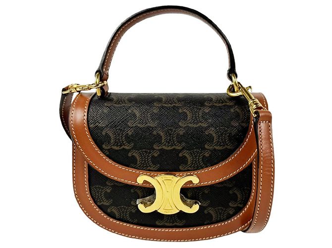 Céline Bolsa de Ombro Celine Triomphe Mini Buzas Claire