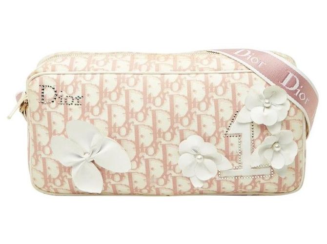 Christian Dior Borsa a tracolla Dior Trotter No.1 Flower Canvas