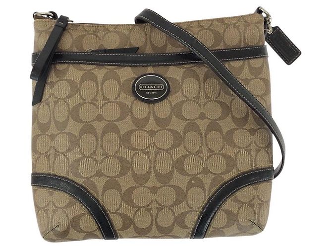 Borsa a tracolla COACH Signature PVC