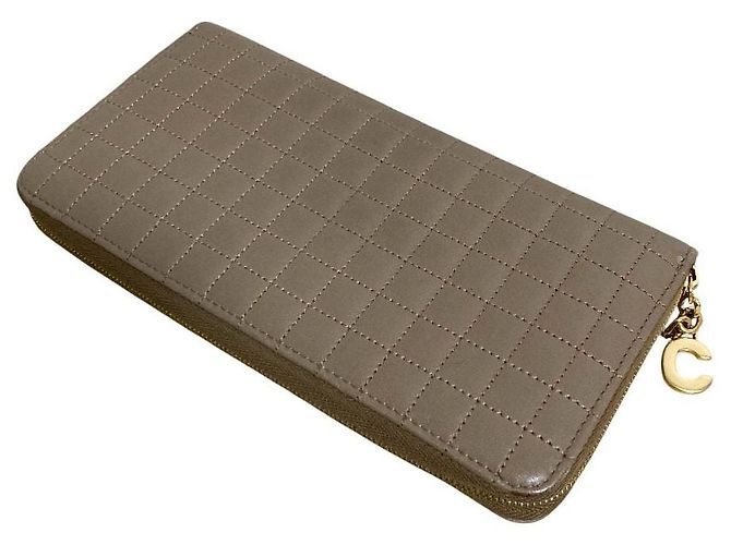 Céline Celine C Charm Quilting Long Wallet