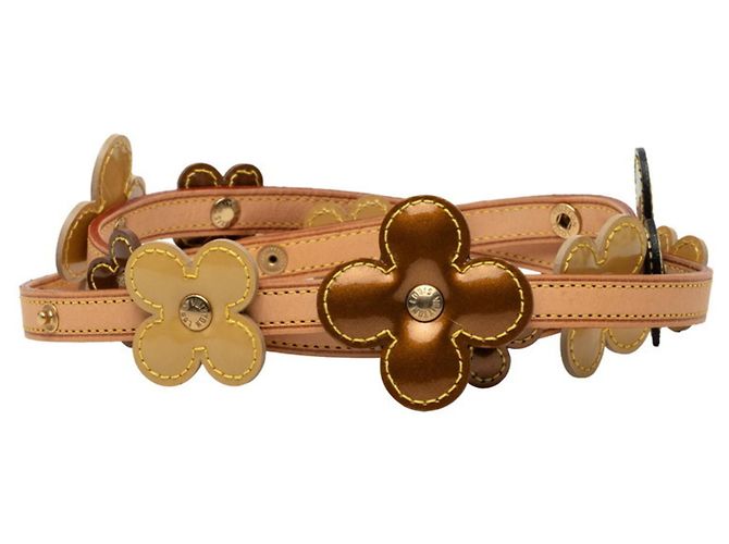 Louis Vuitton Gürtel aus beigem Leder