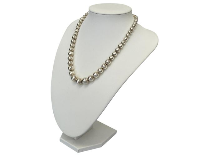 Autre Marque Collar Tiffany HardWear de bolas graduadas en plata
