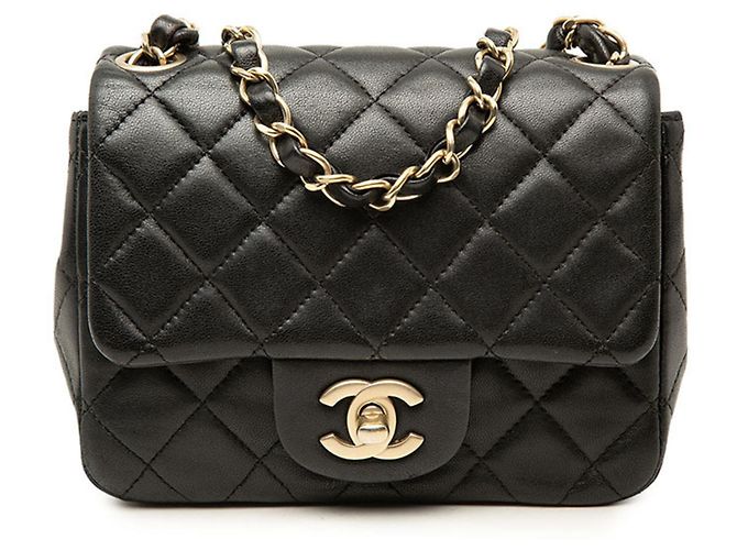 Bolsa de Ombro Chanel Matelassé Coco Mark Chain