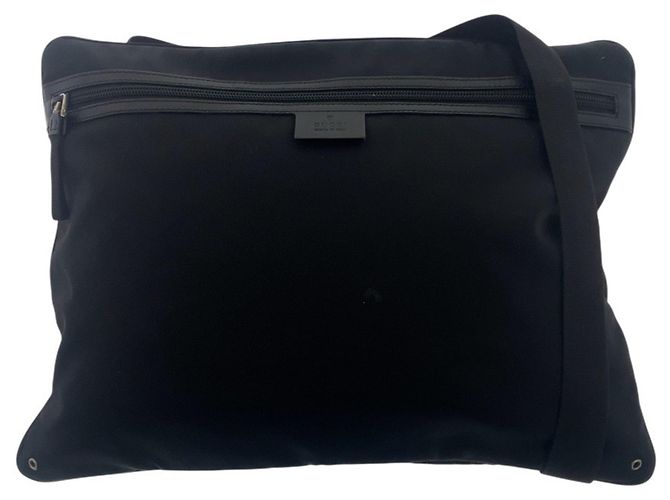 Borsa a tracolla Gucci da uomo in tela nera