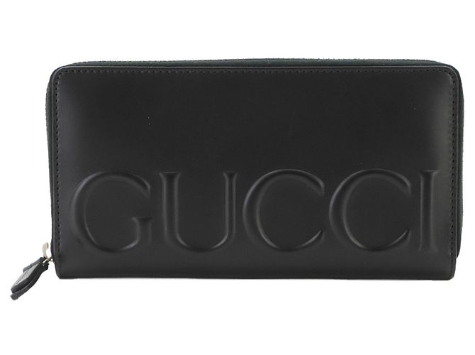 Gucci Black Leather Long Wallet