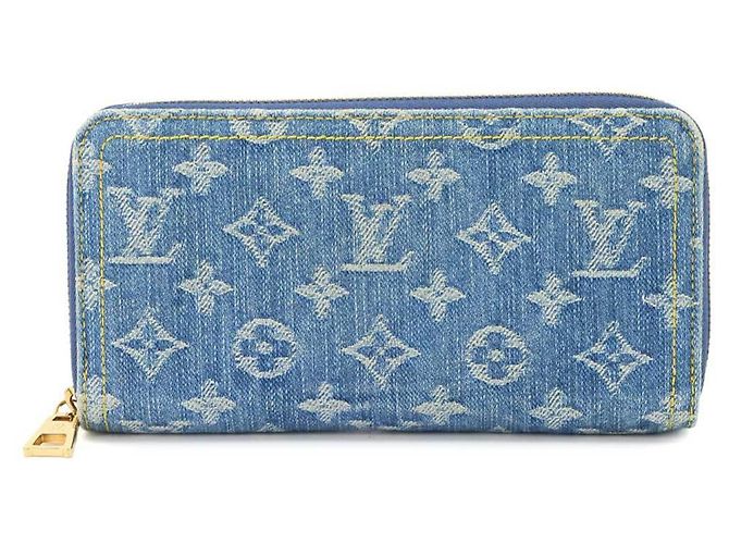 Portafoglio lungo Louis Vuitton Monogram Denim