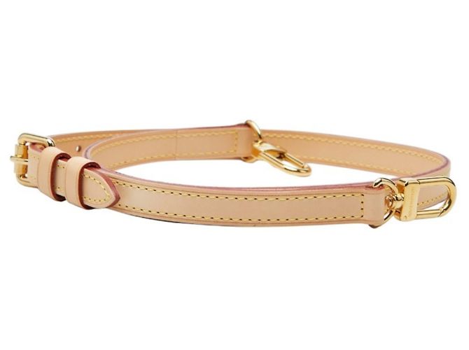 Tracolla in pelle beige Louis Vuitton