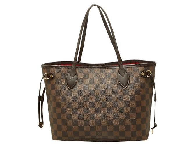 Saco Tote Louis Vuitton Damier Ebene Neverfull PM