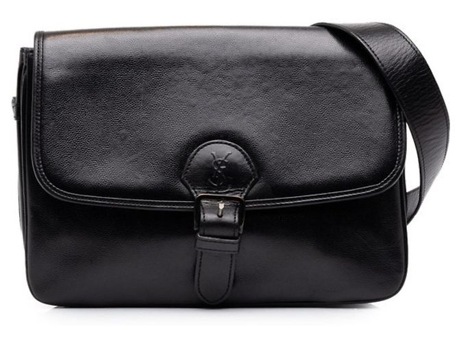 Autre Marque Borsa a tracolla Saint Laurent in pelle nera