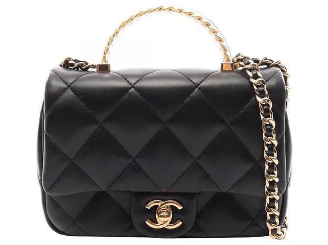 Borsa a tracolla e manico Chanel Matelassé