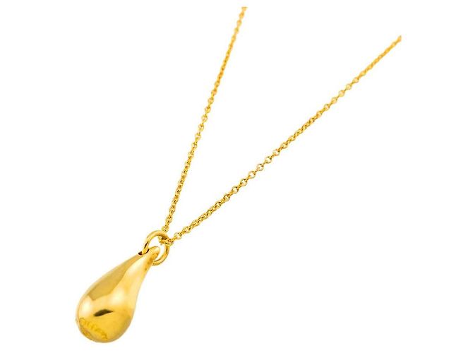 Autre Marque Collar Teardrop de Tiffany & Co. en oro amarillo de 18K