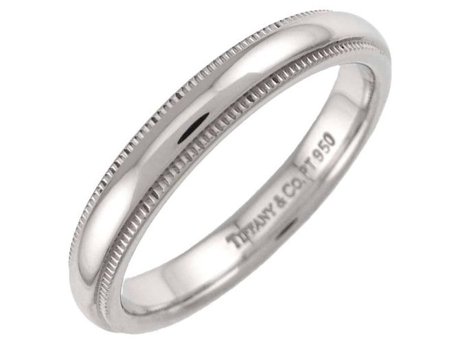 Autre Marque Tiffany & Co. Platin Milgrain Ring
