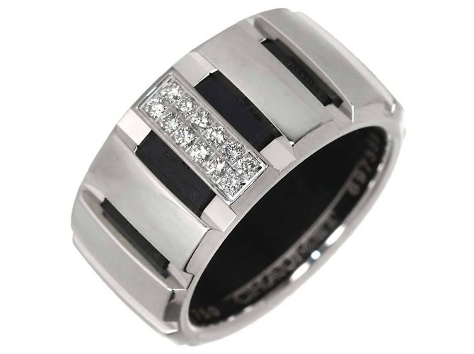 Anel Aliança Chaumet Class One em Ouro Branco