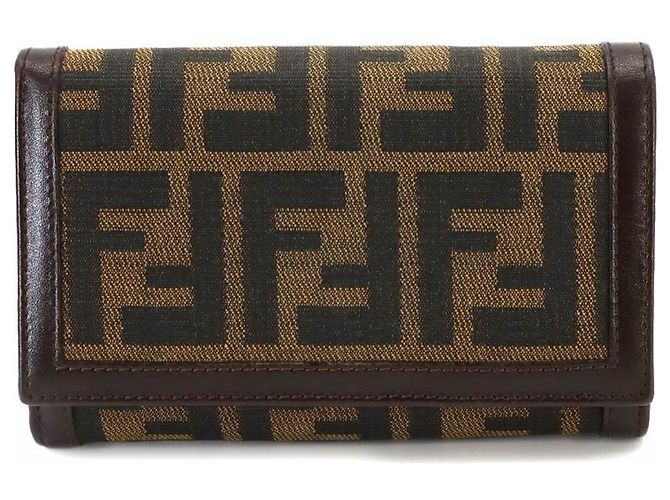 Fendi Zucca Bi-fold Long Wallet