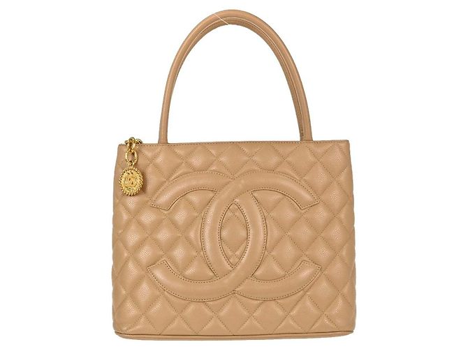 Chanel Medallion Quilted Caviar