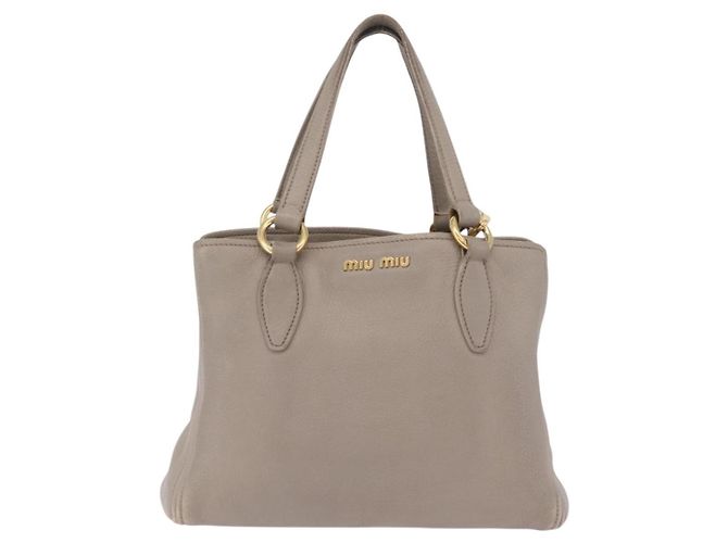 Miu Miu Madras Leather Medium