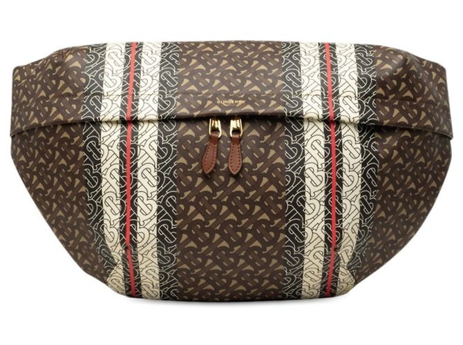 Borsa a tracolla Burberry TB Monogram Stripe