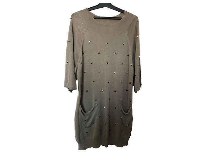 Stella Mc Cartney Stella McCartney Strickkleid mit Nieten
