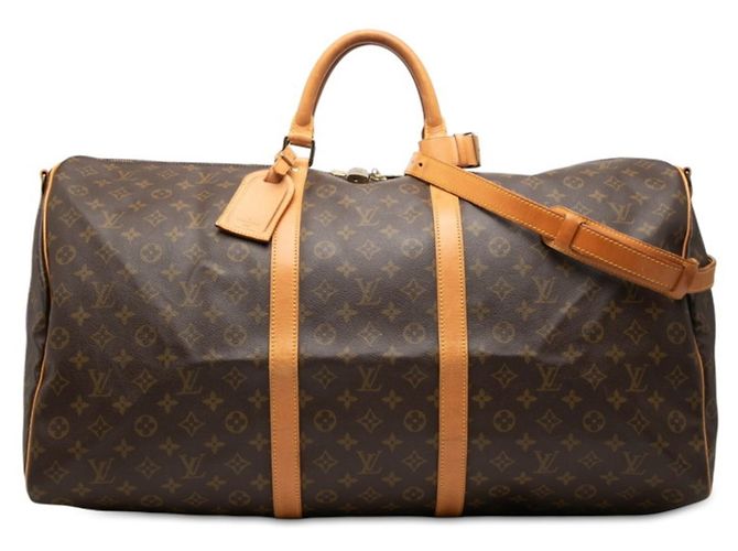 Louis Vuitton Monogram Keepall Bandoulière 60 Boston Bag