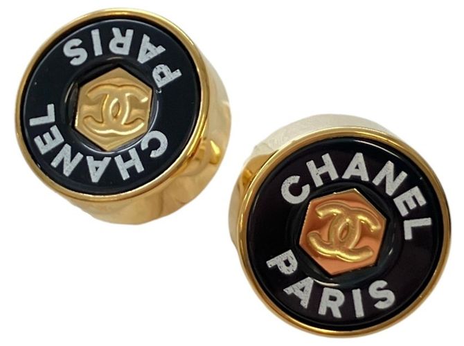 Orecchini Chanel B24C Coco Mark Circle Logo Motif
