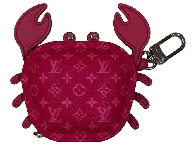Amuleto de bolso rosa Louis Vuitton