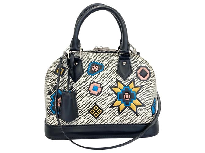 Borsa a tracolla Louis Vuitton Alma BB Epi Denim