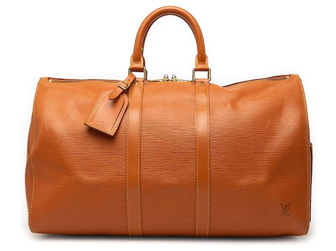 Mala de Viagem Louis Vuitton Epi Keepall 45 Castanha