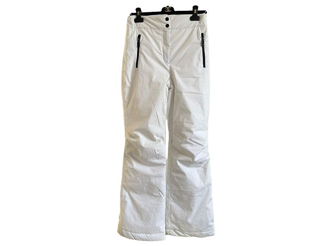 Fendi White Ski Pants Polyamide
