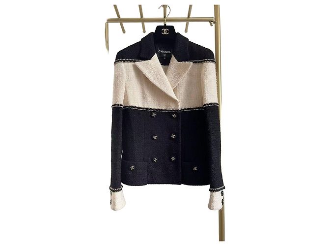 CHANEL 20A Tweed Jacke Multicolor
