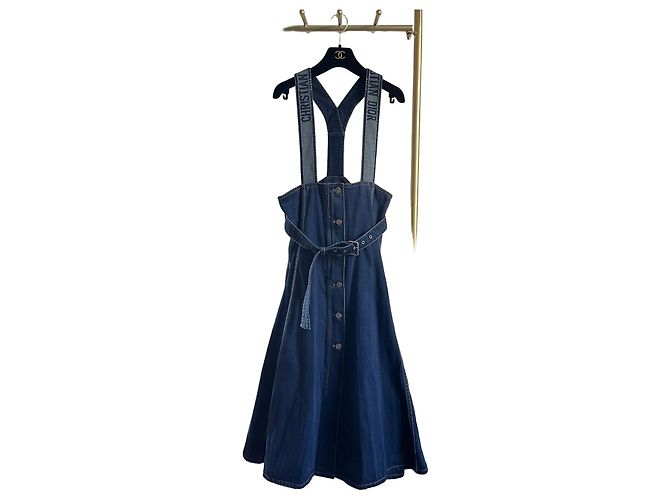 Macacão Dior em denim azul