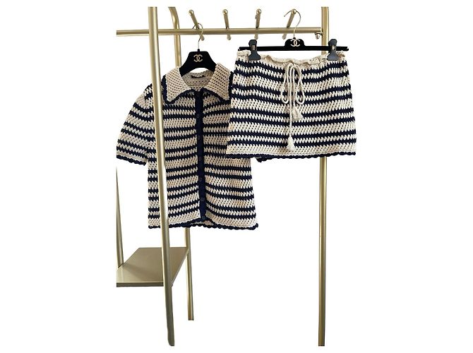 Miu Miu gestreiftes Color-Block Strickoberteil aus Wolle