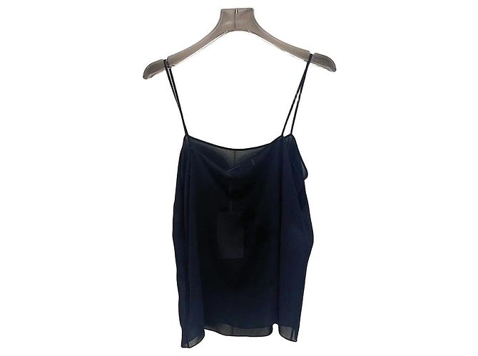 Top in pizzo nero Dior con cutout