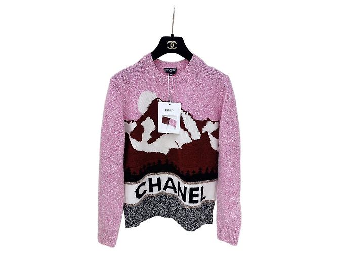 Chanel 24N Jersey de lana rosa