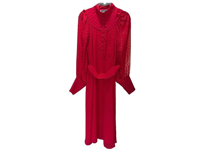 ROTATE Red Dresses Polyester