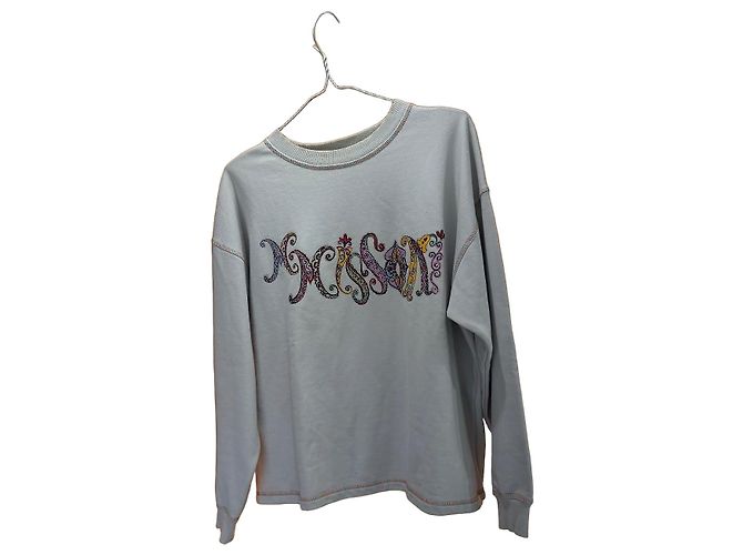 Missoni Pullover Baumwolle Beige mit Paisley-Print