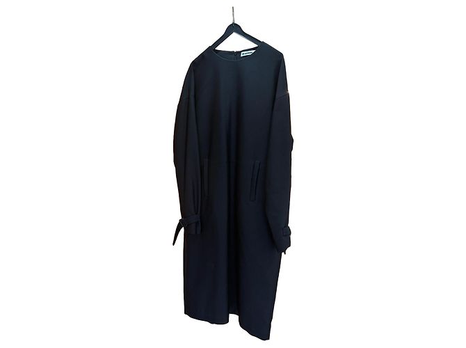 Vestido Jil Sander Preto Poliamida
