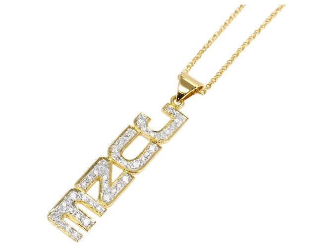Autre Marque Collana in oro 18K con diamante