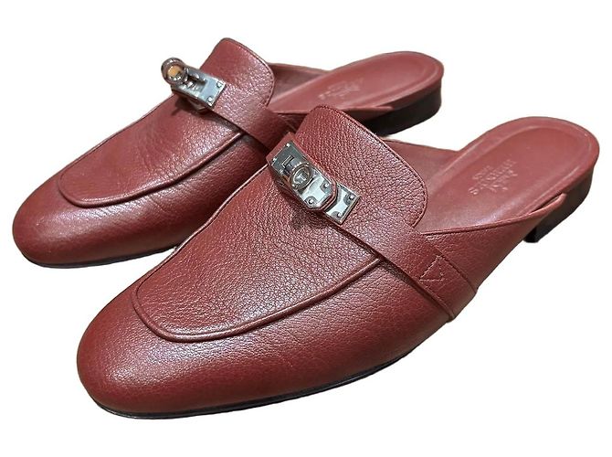 Hermès Oz Leather Mules