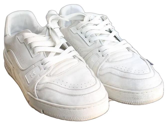 Louis Vuitton Sneakers Basse in Pelle Bianca
