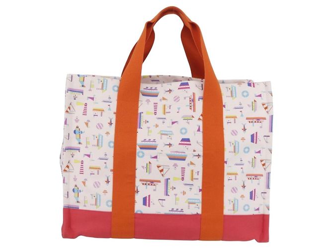 Hermès Beach Printed Toile Large