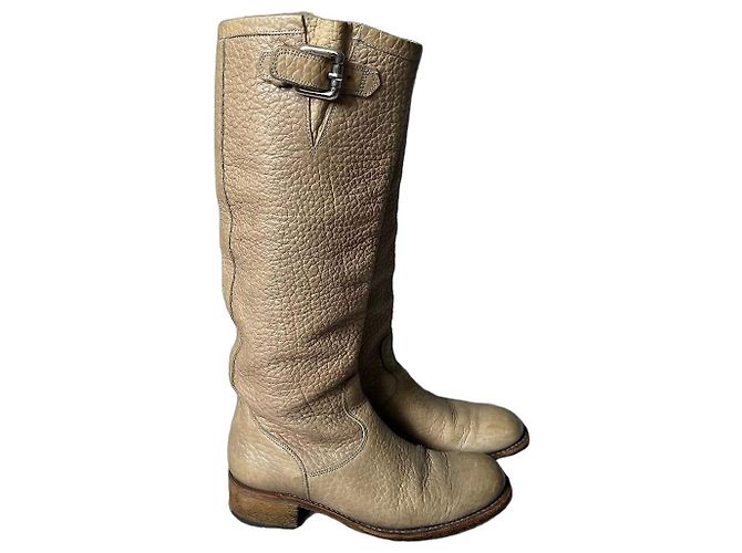 Free Lance Geronimo beige Lederstiefel