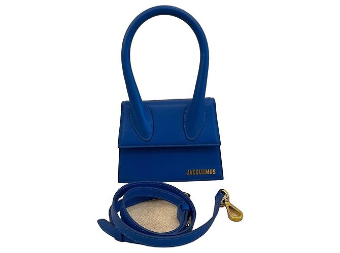 Jacquemus Chiquito Mini Borsa a Mano - Pelle Blu