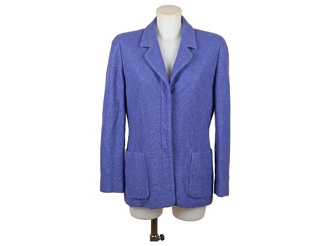 Luisa Spagnoli lila Wolljacke