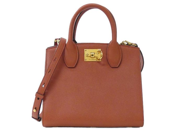Bolsa STUDIO em couro de bezerro Salvatore Ferragamo