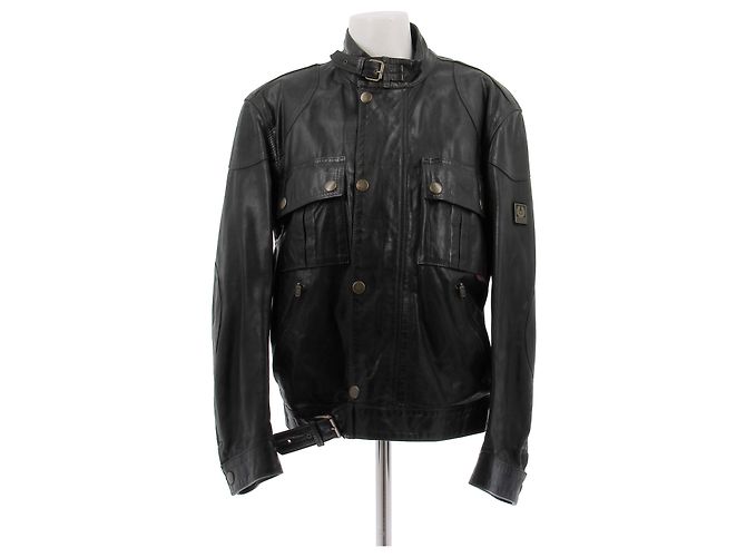 Belstaff Jacke schwarz Viscose L
