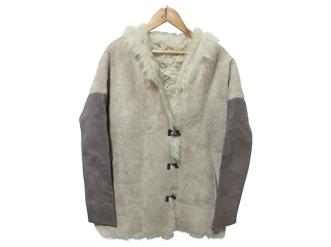 Autre Marque KARL DONOGHUE Shearling Leather Coat