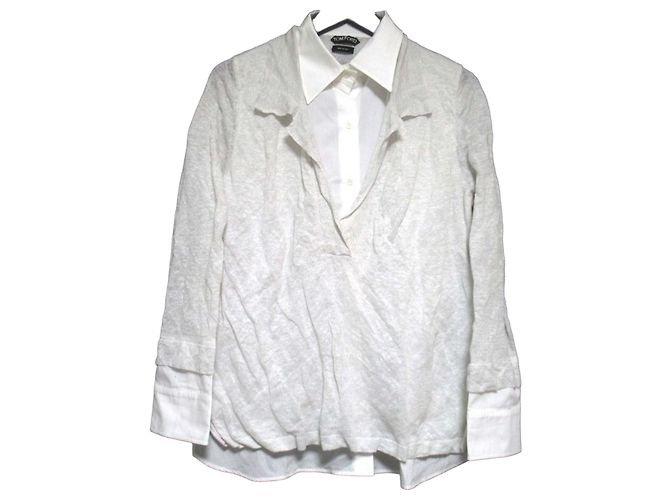 Conjunto de camisa de punto de lino TOM FORD